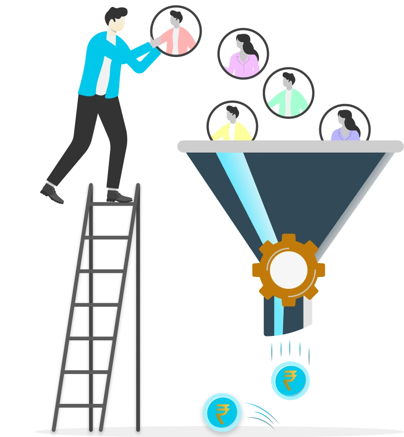 Illustration of lead conversion